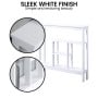 Sarantino Julian Console Table in White thumbnail 8