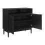 Sarantino Eleni 2-Door Sideboard - Black thumbnail 4