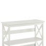 Sarantino Lucas 3-Tier Bookshelf Display Rack in White thumbnail 4