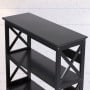 Sarantino Daphne 5-Tier Cross Panel Bookshelf thumbnail 7