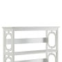 Sarantino Laurel 3-Tier Bookshelf Display Rack in White thumbnail 4