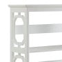 Sarantino Laurel 3-Tier Bookshelf Display Rack in White thumbnail 8