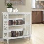 Sarantino Laurel 3-Tier Bookshelf Display Rack in White thumbnail 10