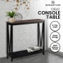 Sarantino Cielo 2-Tier Console Table Dark Walnut thumbnail 11