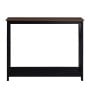 Sarantino Cielo 2-Tier Console Table Dark Walnut thumbnail 3