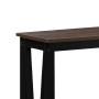 Sarantino Cielo 2-Tier Console Table Dark Walnut thumbnail 6