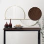 Sarantino Cielo 2-Tier Console Table Dark Walnut thumbnail 9
