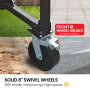 Kartrite Trailer Dolly Adjustable 2-Inch Hitch Ball 1500kg (3500lbs) Tongue Weight Capacity 8 Inch Swivel Wheels Mover thumbnail 7