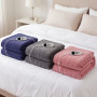 Laura Hill XL Electric Heated Blanket Throw Soft Coral Fleece with 10 Heat Settings - Blue thumbnail 7