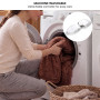Laura Hill Electric Heated Blanket Throw Soft Coral Fleece w/ 9 Heat Settings - Brown thumbnail 5