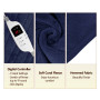Laura Hill Heated Electric Blanket Coral Warm Fleece Winter Blue thumbnail 3