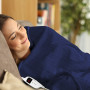 Laura Hill Heated Electric Blanket Coral Warm Fleece Winter Blue thumbnail 7