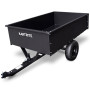 Kartrite 816kg Heavy-Duty Steel Dump Cart with Quick-Release Dumping Handle thumbnail 1