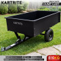 Kartrite 816kg Heavy-Duty Steel Dump Cart with Quick-Release Dumping Handle thumbnail 12