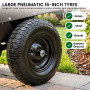 Kartrite 816kg Heavy-Duty Steel Dump Cart with Quick-Release Dumping Handle thumbnail 9