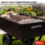 Kartrite 816kg Heavy-Duty Steel Dump Cart with Quick-Release Dumping Handle thumbnail 10