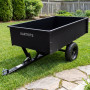 Kartrite 816kg Heavy-Duty Steel Dump Cart with Quick-Release Dumping Handle thumbnail 11