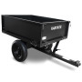 Kartrite Heavy Duty Dump Cart 270kg Capacity Pneumatic Tyres Quick Release Pedal Removable Tailgate Trailer for Garden thumbnail 1