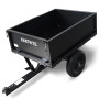 Kartrite Heavy Duty Dump Cart 270kg Capacity Pneumatic Tyres Quick Release Pedal Removable Tailgate Trailer for Garden thumbnail 3