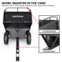 Kartrite 430kg Heavy-Duty Steel Dump Cart with Foot Pedal Dumping System thumbnail 4