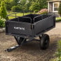 Kartrite 430kg Heavy-Duty Steel Dump Cart with Foot Pedal Dumping System thumbnail 8