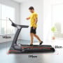 PowerTrain Treadmill V100 Cardio Running Exercise Fitness Home Gym thumbnail 3