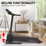 Powertrain K100 Electric Treadmill Foldable Home Gym Cardio Machine thumbnail 12