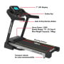 Powertrain K2000 Treadmill w/ Fan & Auto Incline Speed 22km/h thumbnail 2