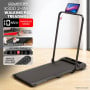 Powertrain K300 Black Foldable 2-in-1 Under Desk Walking Pad Treadmill 1.5HP 10km/h Incline Home Running Machine thumbnail 2