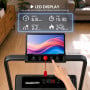 Powertrain K300 Black Foldable 2-in-1 Under Desk Walking Pad Treadmill 1.5HP 10km/h Incline Home Running Machine thumbnail 9