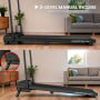 Powertrain K300 Black Foldable 2-in-1 Under Desk Walking Pad Treadmill 1.5HP 10km/h Incline Home Running Machine thumbnail 10