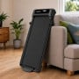 Powertrain K300 Black Foldable 2-in-1 Under Desk Walking Pad Treadmill 1.5HP 10km/h Incline Home Running Machine thumbnail 13