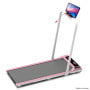 Powertrain K300 Pink Foldable 2-in-1 Under Desk Walking Pad Treadmill 1.5HP 10km/h Incline Home Running Machine thumbnail 1