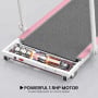 Powertrain K300 Pink Foldable 2-in-1 Under Desk Walking Pad Treadmill 1.5HP 10km/h Incline Home Running Machine thumbnail 8