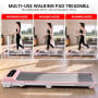 Powertrain K300 Pink Foldable 2-in-1 Under Desk Walking Pad Treadmill 1.5HP 10km/h Incline Home Running Machine thumbnail 11