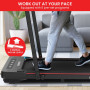 Powertrain K400 Electric Under Desk Treadmill Walking Pad Foldable Handrail thumbnail 9