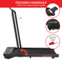 Powertrain K400 Electric Under Desk Treadmill Walking Pad Foldable Handrail thumbnail 8