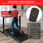 Powertrain K500 2-in-1 Foldable Walking Pad Treadmill with Remote Control thumbnail 9