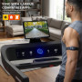 Powertrain V500 3HP Foldable Treadmill with Automatic Incline & Bluetooth Cardio Exercise thumbnail 7