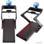 Powertrain V500 3HP Foldable Treadmill Electric Running Machine 20kmph Auto Incline Bluetooth Home Gym Cardio 130kg thumbnail 11