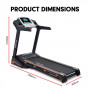 PowerTrain Treadmill MX2 Cardio Running Exercise Fitness Home Gym thumbnail 3