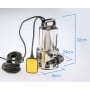 HydroActive Submersible Dirty Water Pump - 1100W thumbnail 5
