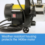 1400w Automatic stainless electric water pump - Yellow thumbnail 6