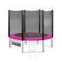 Kahuna 8 ft Round Trampoline Free Safety Net Pad - Pink thumbnail 1