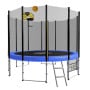 Kahuna Blizzard 10 ft Trampoline with Basketball Set Blue thumbnail 1