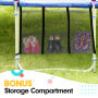 Kahuna Blizzard 10 ft Trampoline with Basketball Set Blue thumbnail 7