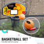 Kahuna Blizzard 10 ft Trampoline with Basketball Set Blue thumbnail 9