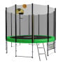Kahuna Blizzard 10 ft Trampoline with Basketball Set Green thumbnail 1