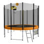 Kahuna Blizzard 10 ft Trampoline with Basketball Set Orange thumbnail 1