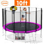 Kahuna Blizzard 10 ft Trampoline with Basketball Set Pink thumbnail 3